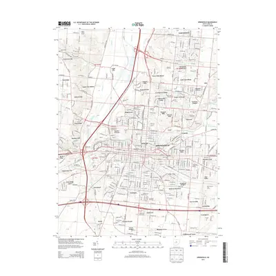 2013 Map of Springfield, 2013 Print