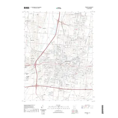 2019 Map of Springfield, 2019 Print