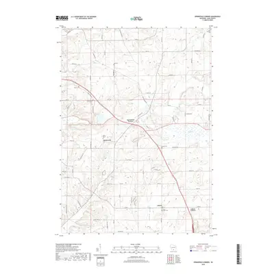 2018 Map of Springfield Corners, 2018 Print