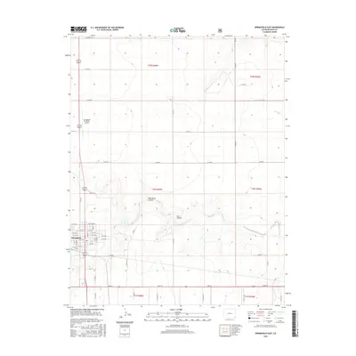 2016 Map of Springfield East, 2016 Print