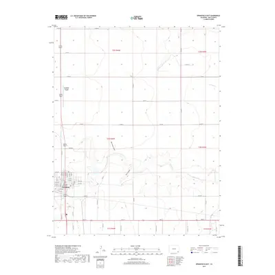 2019 Map of Springfield East, 2019 Print