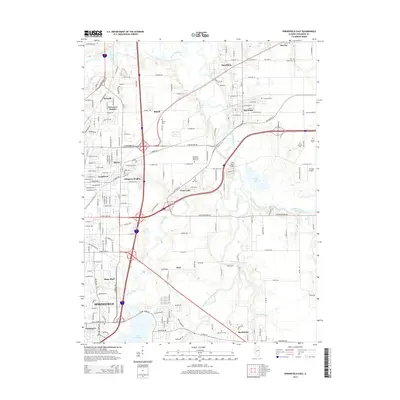 2015 Map of Springfield East, 2015 Print