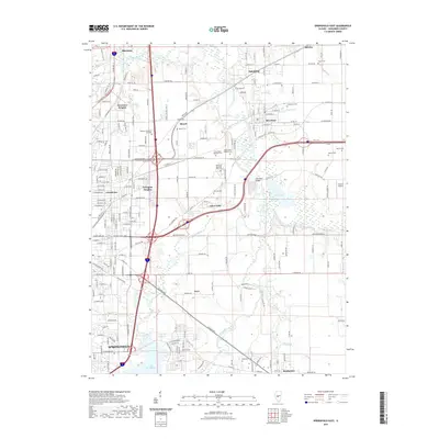 2021 Map of Springfield East, 2021 Print