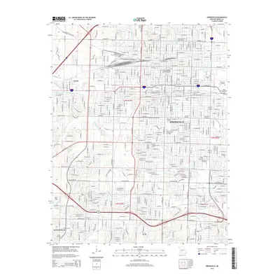 2015 Map of Springfield, 2015 Print