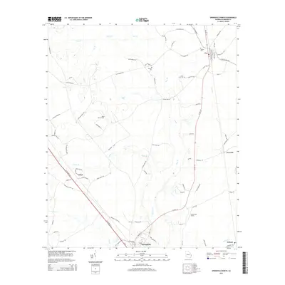 2014 Map of Springfield North, 2014 Print