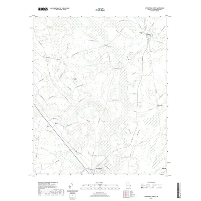 2020 Map of Springfield North, 2020 Print