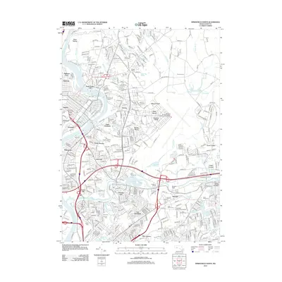2012 Map of Springfield North, 2012 Print