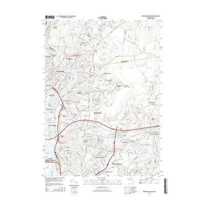 2015 Map of Springfield North, 2015 Print