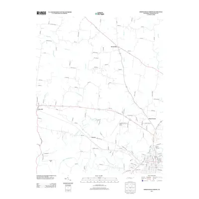 2013 Map of Springfield North, 2013 Print