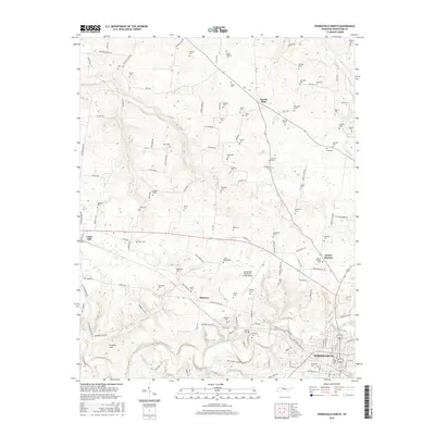 2016 Map of Springfield North, 2016 Print