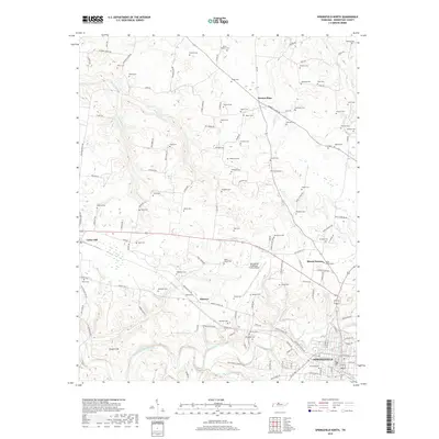 2019 Map of Springfield North, 2019 Print