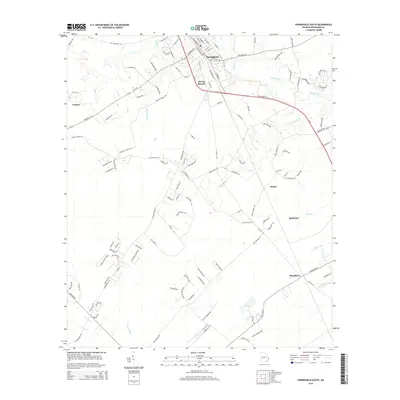 2014 Map of Springfield South, 2014 Print