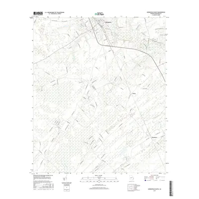 2017 Map of Springfield South, 2017 Print