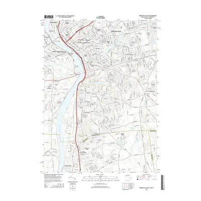 2015 Map of Springfield South, 2015 Print