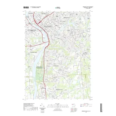 2021 Map of Springfield South, 2021 Print