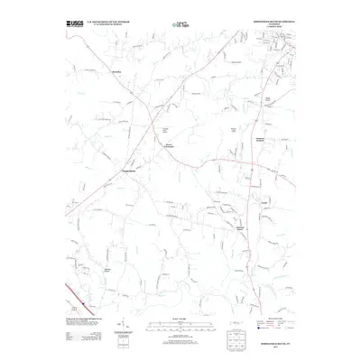 2013 Map of Springfield South, 2013 Print