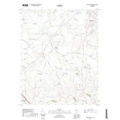 2019 Map of Springfield South, 2019 Print