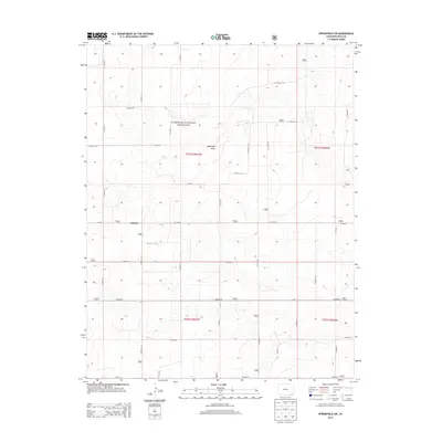 2013 Map of Springfield SW, 2013 Print