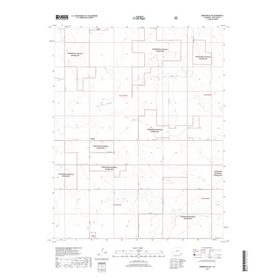 2019 Map of Springfield SW, 2019 Print