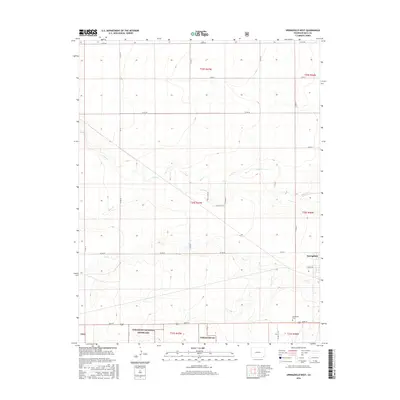 2016 Map of Springfield West, 2016 Print