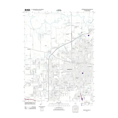 2012 Map of Springfield West, 2012 Print