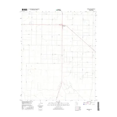 2016 Map of Springlake, 2016 Print