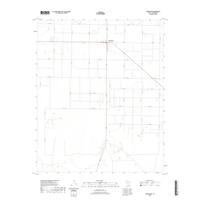 2019 Map of Springlake, 2019 Print