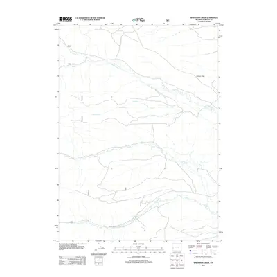 2012 Map of Springman Creek, 2012 Print