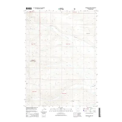 2015 Map of Springman Creek, 2015 Print