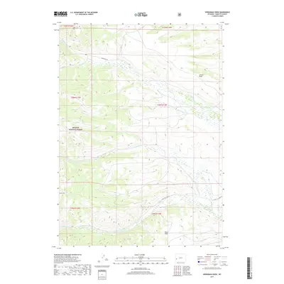2017 Map of Springman Creek, 2017 Print