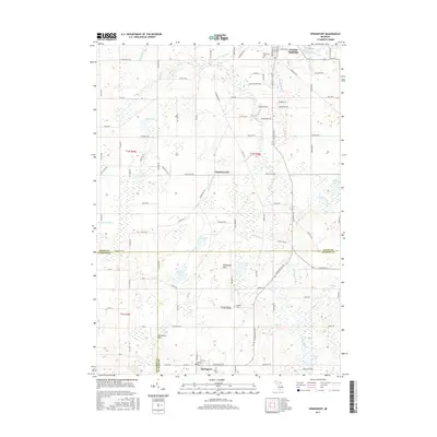 2017 Map of Springport, 2017 Print