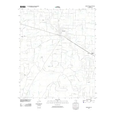 2010 Map of Springtown, 2010 Print
