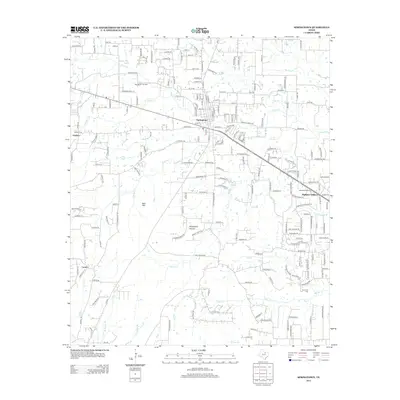 2012 Map of Springtown, 2012 Print