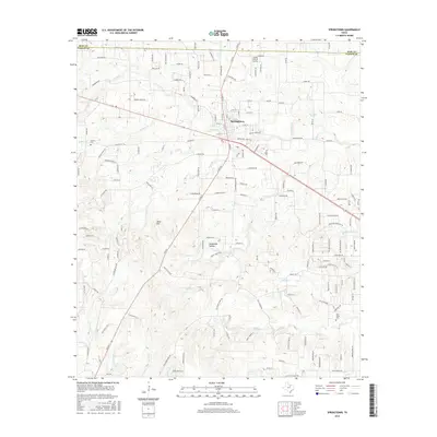 2016 Map of Springtown, 2016 Print