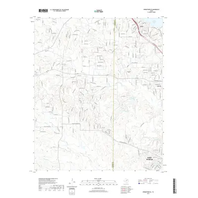 2019 Map of Springtown SE, 2019 Print