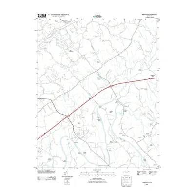 2011 Map of Springvale, 2011 Print