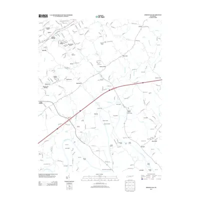 2013 Map of Springvale, 2013 Print