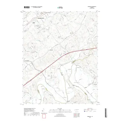 2019 Map of Springvale, 2019 Print