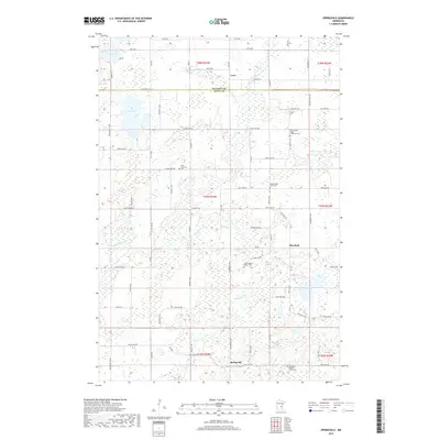 2019 Map of Springvale, 2019 Print