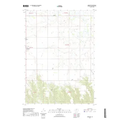 2017 Map of Springview, 2017 Print