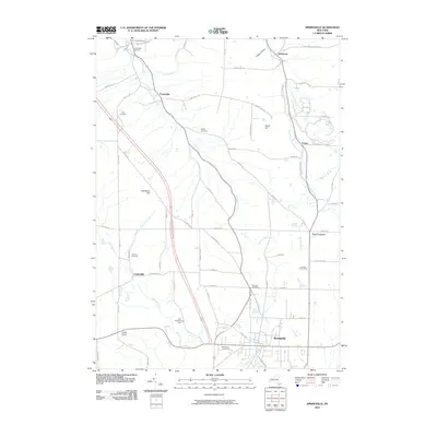 2010 Map of Springville, 2010 Print