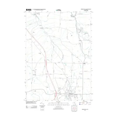 2013 Map of Springville, 2013 Print