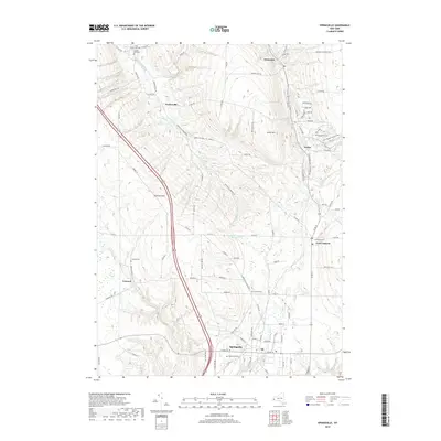 2019 Map of Springville, 2019 Print