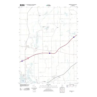 2010 Map of Springville, 2010 Print
