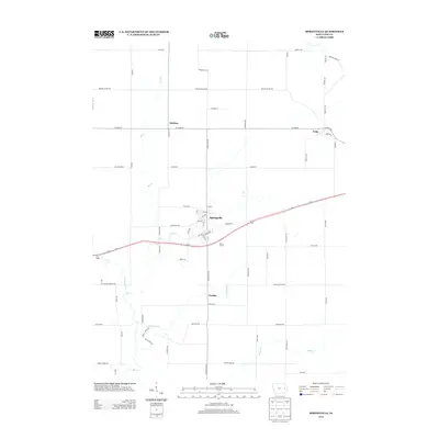 2013 Map of Springville, 2013 Print