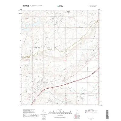 2018 Map of Springville, 2018 Print