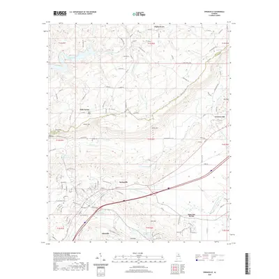 2020 Map of Springville, 2020 Print
