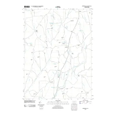 2010 Map of Springville, 2010 Print