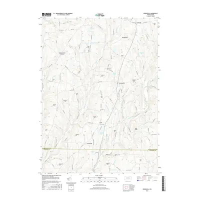 2016 Map of Springville, 2016 Print