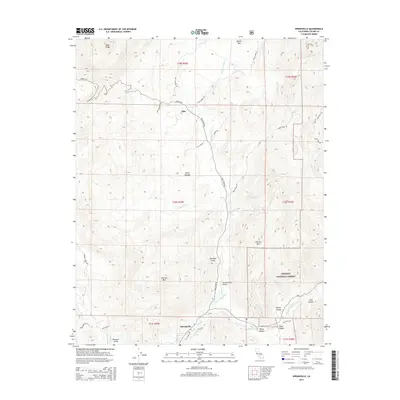 2015 Map of Springville, 2015 Print